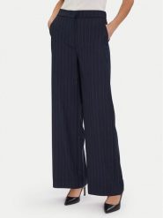 Maryley Spodnie materiałowe 25IB598/M17/35BL Granatowy Regular Fit. Niebieskie spodnie materiałowe damskie Maryley, bez wzorów, z materiału. Za 309.99 zł.