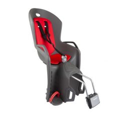 Fotelik Rowerowy Tylny Na Ramę Hamax Amiga szaro-czerwony. Czerwone foteliki rowerowe HAMAX. Za 337.95 zł.