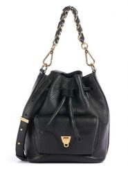 COCCINELLE Skórzana torebka w kolorze czarnym - 21 x 28,5 x 14 cm rozmiar: onesize. Czarne torebki klasyczne damskie Coccinelle, z materiału, na ramię, bez dodatków. Za 1,003.18 zł.