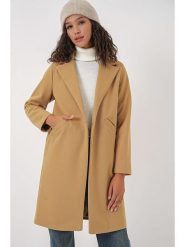Bigdart Płaszcz przejściowy w kolorze karmelowym rozmiar: 36. Brązowe płaszcze damskie Bigdart, bez wzorów, bez kaptura. Za 100.99 zł.