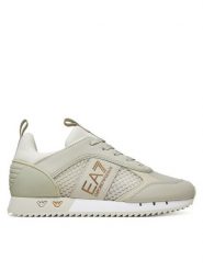 EA7 Emporio Armani Sneakersy X8X027 XK050 U453 Beżowy. Brązowe obuwie sportowe damskie EA7 Emporio Armani, ze skóry, bez zapięcia. Za 559.99 zł.