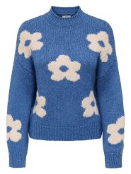 JDY Sweter w kolorze niebieskim rozmiar: XL. Niebieskie swetry klasyczne damskie JDY, xl, bez kołnierzyka. Za 86.78 zł.