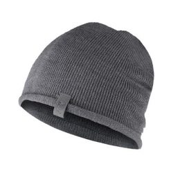 Czapka Lifestyle knitted Lekey przejściowa. Szare czapki damskie Buff, bez wzorów, z dzianiny. Za 77.99 zł.