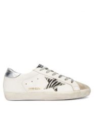 Golden Goose Sneakersy Super-Star Classic With List GWF00101.F002692.81571 Biały. Białe obuwie sportowe damskie GOLDEN GOOSE, ze skóry, bez zapięcia. Za 2,259.00 zł.