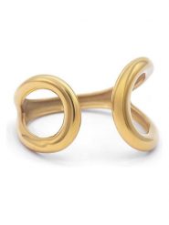 MOODE Pierścionek "Segolene" rozmiar: onesize. Żółte pierścionki damskie MOODE, ze stali. Za 109.78 zł.