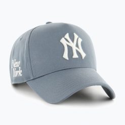 Czapka z daszkiem 47 Brand MLB New York Yankees Foundation Offside Dt. Niebieskie czapki z daszkiem damskie 47 Brand, bez wzorów. Za 119.99 zł.