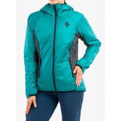 Kurtka ocieplana damska Black Diamond Vision Hybrid Hoody. Zielone kurtki damskie Black Diamond, bez wzorów, bez kaptura. Za 697.99 zł.
