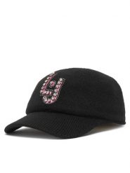 Liu Jo Czapka z daszkiem TF6236 MA28S Czarny. Czarne czapki z daszkiem damskie Liu Jo, bez wzorów. Za 339.99 zł.