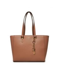 Aldo Torebka 13630065 Brązowy. Brązowe shopper bag ALDO, bez wzorów, ze skóry, bez dodatków. Za 249.99 zł.