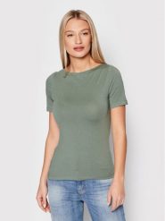 Vero Moda T-Shirt Panda 10231753 Zielony Regular Fit. Zielone t-shirty damskie Vero Moda, xl, bez wzorów, z bawełny, bez kołnierzyka. Za 79.99 zł.