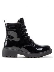 Geox Trapery J Casey G. G J9420G 000HH C9999 S Czarny. Czarne kozaki dziewczęce Geox, bez wzorów, ze skóry, bez obcasa, bez zapięcia. Za 219.99 zł.