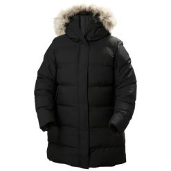 Parka damska Helly Hansen blossom puffy. Czarne parki damskie Helly Hansen, na zimę, xl, z syntetyku, bez kaptura. W wyprzedaży za 799.20 zł.