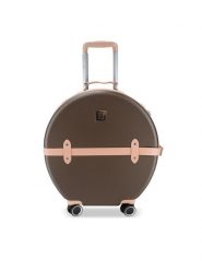Semi Line Walizka średnia T5673-3 Brązowy. Brązowe walizki Semi-line, bez wzorów, z tworzywa sztucznego, średnie. Za 279.99 zł.