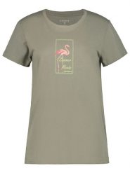 Icepeak Koszulka "Makawao" w kolorze khaki rozmiar: XL. Brązowe bluzki damskie Icepeak, xl, bez wzorów, z bawełny, bez kołnierzyka, bez ramiączek. Za 52.67 zł.
