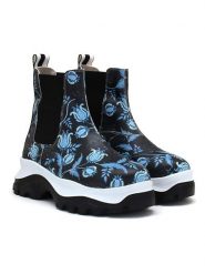 Goby Sztyblety w kolorze czarno-błękitnym rozmiar: 38. Czarne botki damskie Goby. Za 347.99 zł.