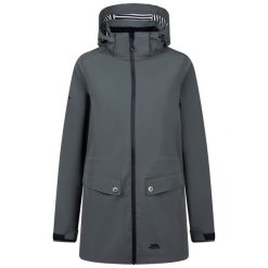 Trespass Tiverton - Damska kurtka przeciwdeszczowa Teal Mist. Niebieskie kurtki damskie Trespass, bez wzorów, bez kaptura. Za 383.85 zł.