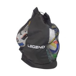 Torba na piłki Legend czarna 82507. Czarne torby sportowe Legend, bez wzorów, z nylonu. Za 69.90 zł.