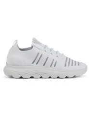 Geox Sneakersy "Spherica" w kolorze białym rozmiar: 35. Białe obuwie sportowe damskie Geox, bez zapięcia. Za 140.53 zł.