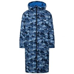 Płaszcz Przeciwdeszczowy Dla Dorosłych Unisex Hudsan. Niebieskie płaszcze damskie Trespass, m, bez wzorów, z materiału, z kapturem. Za 365.99 zł.