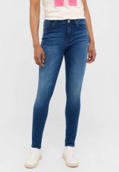 Damskie Spodnie Jeansowe Mustang Style Shelby Skinny Denim Blue 1015975 5000 742. Niebieskie rurki damskie Mustang, bez wzorów, z denimu. Za 219.99 zł.