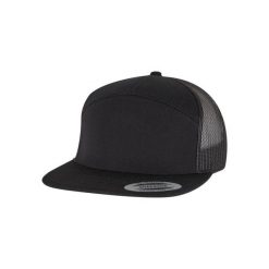 Czapka Trucker Flexfit Classic. Czarne czapki z daszkiem damskie FLEXFIT, bez wzorów, z bawełny. Za 121.00 zł.