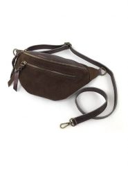 Marlon Skórzana saszetka w kolorze brązowym - 29 x 13 x 8 cm rozmiar: onesize. Brązowe nerki i saszetki damskie Marlon, bez wzorów, z materiału. Za 271.67 zł.