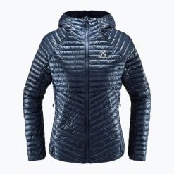 Kurtka puchowa damska Haglöfs L.I.M Mimic Hood. Niebieskie kurtki damskie Haglöfs, l, bez wzorów, z puchu, bez kaptura. Za 559.99 zł.