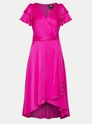 DKNY Sukienka koktajlowa DD4AQ571 Różowy Regular Fit. Czerwone sukienki damskie DKNY, bez wzorów, z syntetyku, wizytowe, bez ramiączek. Za 739.99 zł.