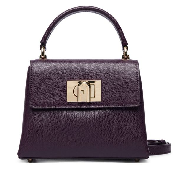 Torebka Furla. Fioletowe torebki klasyczne damskie Furla, bez dodatków. Za 1,779.00 zł.