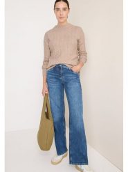 Cecil Sweter w kolorze beżowym rozmiar: XL. Brązowe swetry klasyczne damskie Cecil, xl, bez kołnierzyka. Za 170.87 zł.