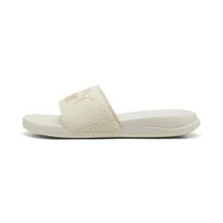 Klapki damskie Puma Popcat 20. Białe klapki damskie Puma, bez wzorów, bez obcasa, bez zapięcia. Za 164.50 zł.
