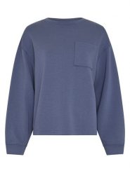 MOSS COPENHAGEN Bluza "Illiana" w kolorze granatowym rozmiar: XS/S. Niebieskie bluzy damskie Moss Copenhagen, s, bez wzorów, bez kaptura. Za 139.95 zł.