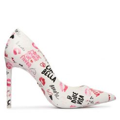 Szpilki Aldo. Białe szpilki damskie ALDO, bez wzorów, bez obcasa, na szpilce, bez zapięcia. Za 379.99 zł.