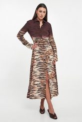 Sukienka w zwierzęcy wzór Annabel PINKO. Sukienki damskie Pinko, bez wzorów, bez ramiączek. Za 1,239.00 zł.