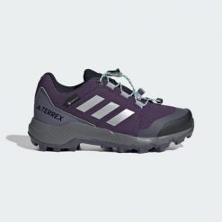 Buty Terrex GORE-TEX Hiking. Fioletowe obuwie trekkingowe damskie Adidas, z gore-texu, bez zapięcia. Za 439.00 zł.