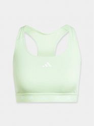 Adidas Biustonosz sportowy Powerreact Training IT6640 Zielony. Zielone biustonosze sportowe damskie Adidas, bez wzorów, z syntetyku. Za 179.99 zł.