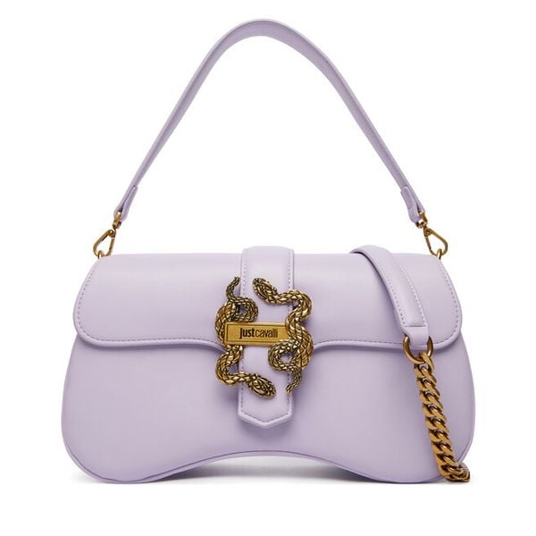 Torebka Just Cavalli. Fioletowe torebki klasyczne damskie Just Cavalli, bez dodatków. Za 540.99 zł.