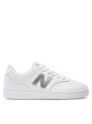 New Balance Sneakersy BBW80WMS Biały. Białe obuwie sportowe damskie New Balance, ze skóry, bez zapięcia. Za 359.99 zł.