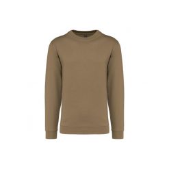 Bluza z okrągłym dekoltem Kariban. Brązowe bluzy damskie KARIBAN, xs, bez wzorów, z bawełny, bez kaptura. Za 129.50 zł.