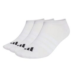 Skarpety adidas Thin&Light Sportswear No Show, 3 pary. Białe skarpetki damskie Adidas, bez wzorów, z bawełny. Za 44.95 zł.
