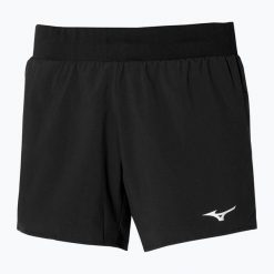 Spodenki damskie Mizuno Alpha 4.5. Czarne spodenki sportowe damskie Mizuno, na lato, xs, bez wzorów, z elastanu, do biegania. Za 119.99 zł.