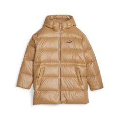 Kurtka Sportowa Damska Puma Style Hooded Down. Brązowe kurtki sportowe damskie Puma, xs, bez wzorów, bez kaptura. Za 548.99 zł.
