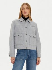 Guess Kurtka przejściowa W4BL27 WGIX2 Szary Regular Fit. Szare kurtki damskie Guess, l, z aplikacjami, z syntetyku, bez kaptura. Za 480.00 zł.