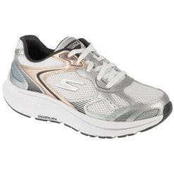Buty do biegania damskie, Go Run Consistent 2.0 - Volt. Białe obuwie sportowe damskie Skechers, bez zapięcia, do biegania. Za 346.15 zł.