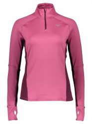 Mizuno Koszulka "Warmalite" w kolorze różowym do biegania rozmiar: XL. Różowe koszulki damskie Mizuno, xl, bez wzorów, bez kołnierzyka, bez ramiączek. Za 109.78 zł.