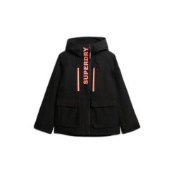 Damska kurtka narciarska Superdry Ultimate Freestyle. Czarne kurtki damskie Superdry, na zimę, bez wzorów, bez kaptura. Za 1,173.10 zł.