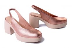 WONDERS H-4970 rame, czółenka damskie. Żółte czółenka damskie Wonders, bez wzorów, ze skóry, bez obcasa, na obcasie. Za 431.92 zł.