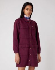 WRANGLER UTILITY DENIM DRESS DAMSKA SUKIENKA MATERIAŁOWA WILD BERRY W29YML14K 112128600. Sukienki damskie Wrangler, bez wzorów, z denimu, bez ramiączek. Za 169.99 zł.