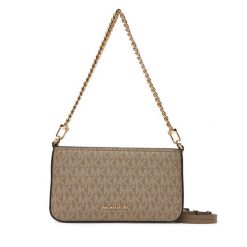 Torebka MICHAEL Michael Kors. Brązowe listonoszki damskie MICHAEL Michael Kors, bez wzorów, bez dodatków. Za 699.99 zł.