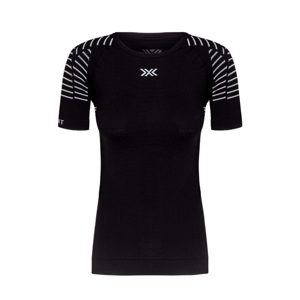 Koszulka termoaktywna damska X-Bionic Invent 4.0 LT. Czarne koszulki damskie X BIONIC, bez wzorów, bez kołnierzyka, bez ramiączek. Za 280.07 zł.
